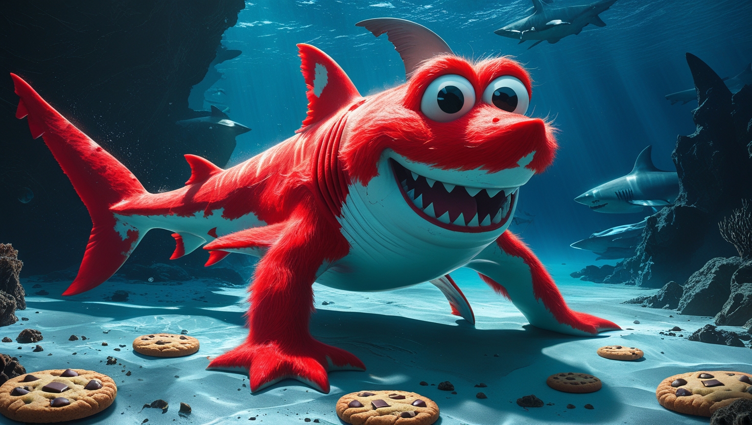 The “Elmo Cookie Shark” trend is about...
