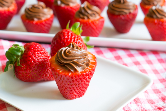 Chocolate Cheesecake-Filled Strawberries | Bake at...